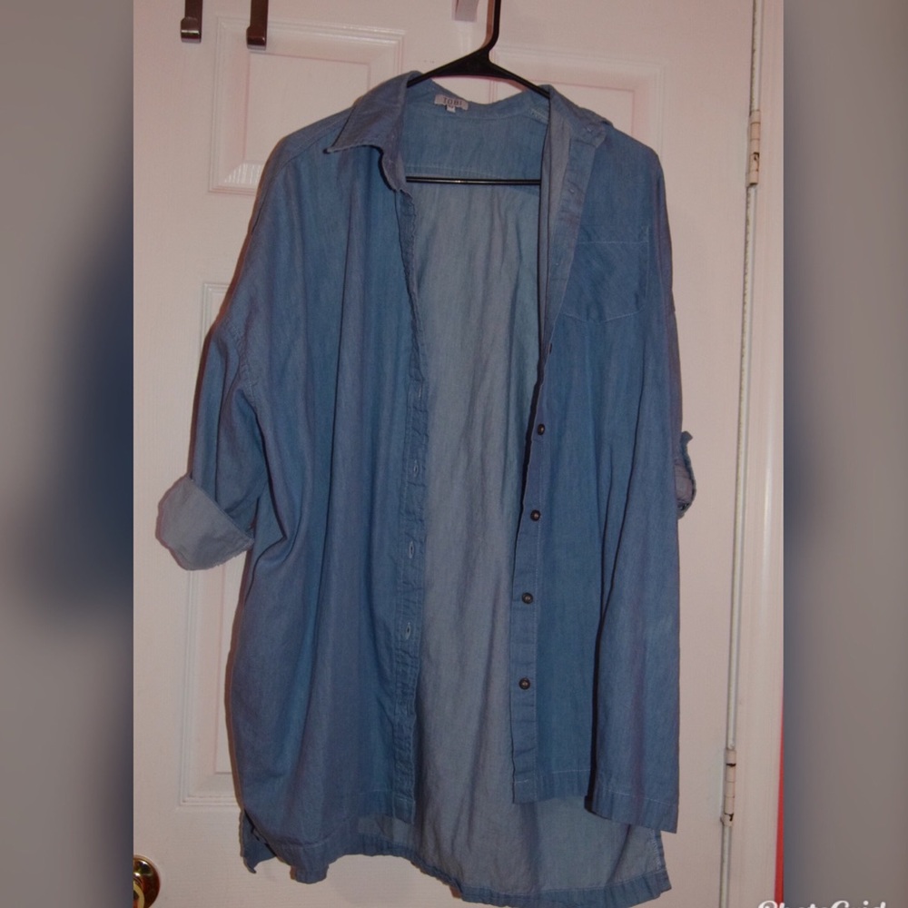 Oversized Button Down Dress